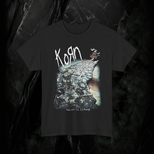 Korn Rock Band Shirt , American Nu Metal Rock Band , Freak On A Leash