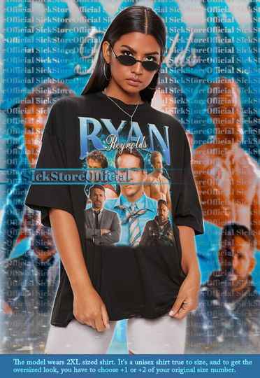RYAN REYNOLDS Vintage Shirt, Ryan Reynolds Homage Tshirt, Ryan Reynolds Fan Tees, Ryan Reynolds Retro 90s Shirt, Ryan Reynolds Merch Gift
