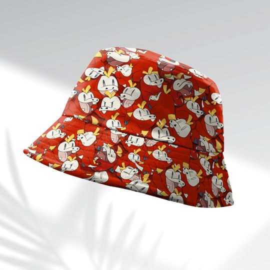 Fuecoco Bucket Hat, Starter Gen 9 Fire Type, Aloha Bucket Beach Hat, Anime Bucket, Fuecoco Gifts