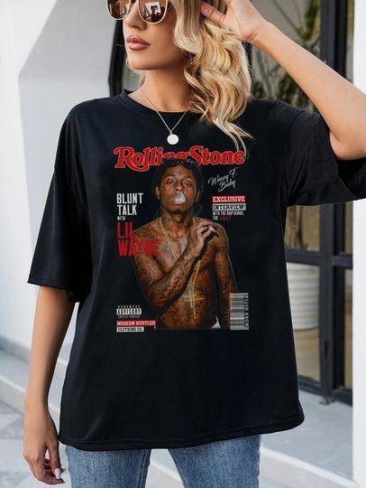 Lil wayne rolling stone Shirt Lil wayne, Lil wayne shirt, wayne vintage Tee