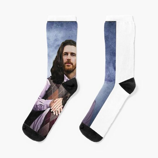Vintage Hozier Funny Meme Cotton Socks, Cute & Cozy Gift for Unisex, Trending Fashion Gifts