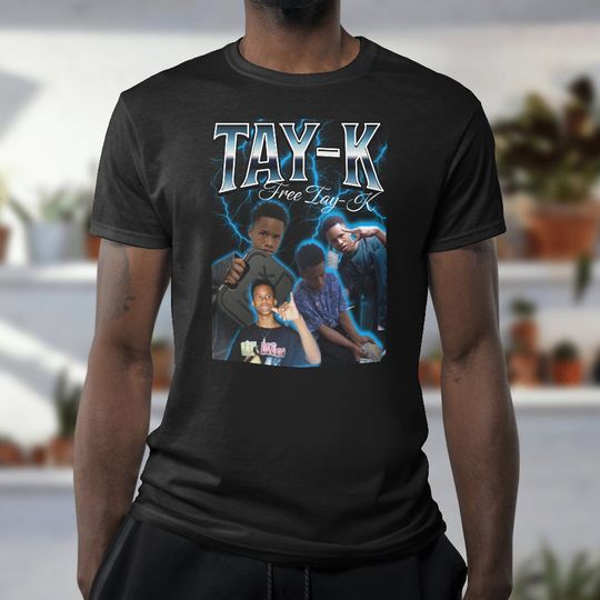 Tay- K Graphic Tee, Free Tay-K Shirt, Vintage 90s Bootleg Tay-K Rap Shirt, Rapper Fan T-Shirt, Unisex Rap T-shirt Kendrick Lamar Drake Jcole