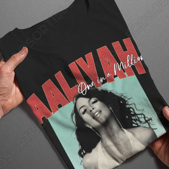 Aaliyah Unisex Heavy Cotton T-shirt |  Unisex short sleeves heavy cotton shirt multiple colors full size S-5XL shirt, trending hiphop shirt