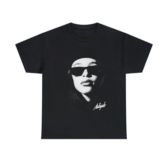 Vintage Style Aaliyah Graphic Tee  Unisex short sleeves heavy cotton shirt multiple colors full size S-5XL shirt, trending hiphop shirt