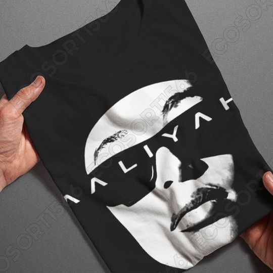 AALIYAH Unisex Heavy Cotton T-shirt | Sweatshirt  Unisex short sleeves heavy cotton shirt multiple colors full size S-5XL shirt, trending hiphop shirt