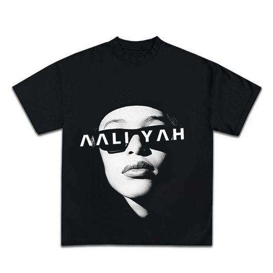 Aaliyah png, bootleg tee design, ready to print, printable design, hiphop artist, 90s, rapper, rap tee design, retro sublimation