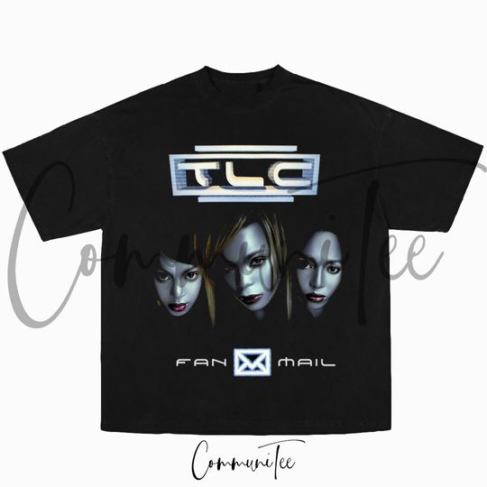 TLC Rap Tee Big Face Head Retro Vintage 90s 00s Style Graphic Hip Hop T-shirt T Shirt