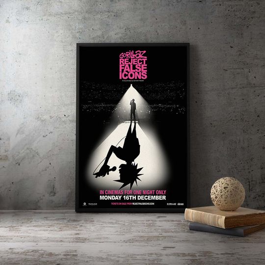 Gorillaz Reject False Icons Original Theatrical Horror Movie Poster,High Quality Home Decor Print
