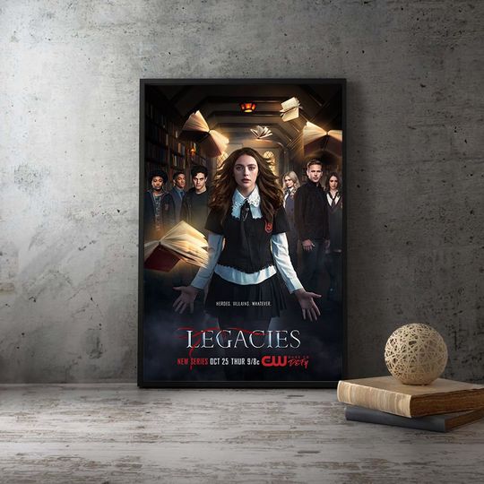 Legacies Season 1 Horror Movie Poster,Unframed Home Decor Canvas Print