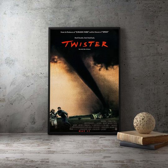 Twister Movie Poster,Film Poster,High Quality Canvas Home Decor Print