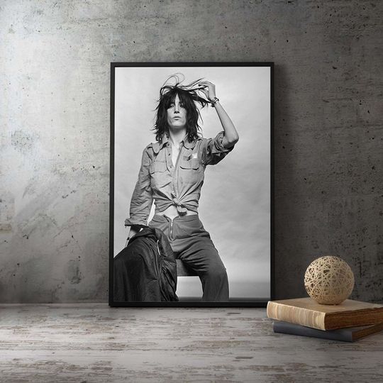 Studio Portrait Of Patti Smith American Musician Poster