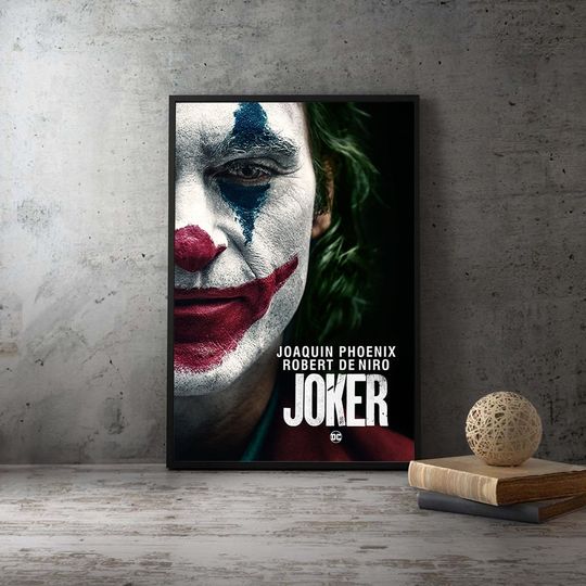 Joker 2019 Hot Movie Canvas Art Poster,Living Room Decor Print