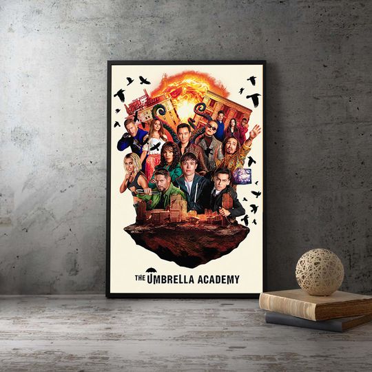 The Umbrella Academy Season 3 2022 Movie Poster,Unframed Home Decor Canvas Print