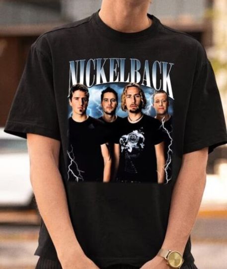 Nickelback rock band t-shirt, Unisex T-Shirt, cotton short sleeve  tee for music lover