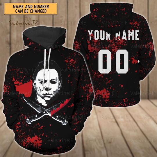 Halloween Michael Myers Hoodie, Michael Myers Hoodie, Custom Michael Myers Shirt, Horror Michael Myers Hoodie