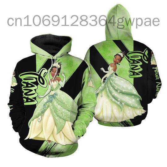 2024 Disney Animation Fashion Men's Spring 3D Printed Hoodie, Men and Women's Top Street Style Casual Hoodie