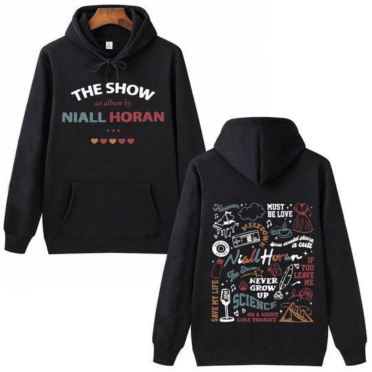 Niall Horan The Show Live On Tour 2024 Hoodie, Niall Horan Merch, Harajuku Hip Hop Pullover Tops Hoodie Music Fans Gift