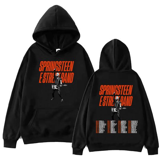 Bruce Springsteen and E Street 2024 Tour Hoodie, Harajuku Hip Hop Pullover Tops Hoodie, P!nk Music Fans Gift