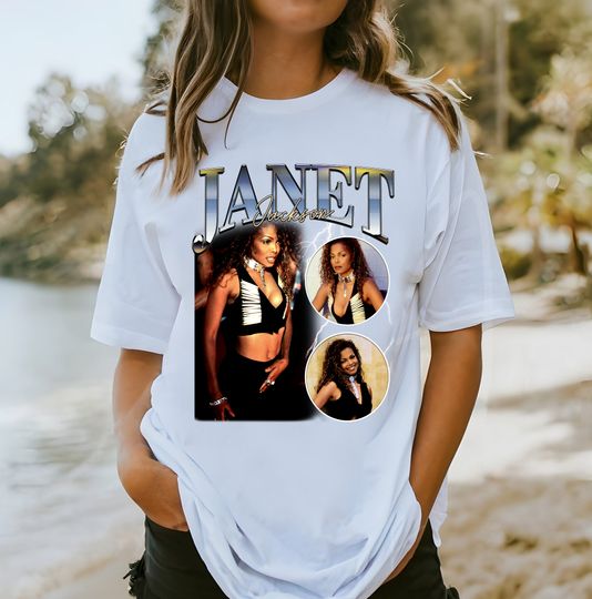 90s Janet Jackson Vintage T Shirt, Janet Jackson Together Again 2024 Tour Shirt, Janet Jackson Fan Gift, Janet Jackson Signature Shirt