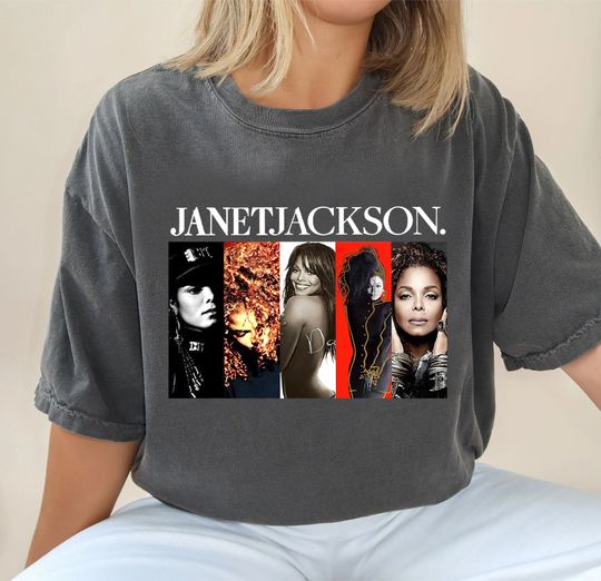 Janet Jackson Collection Singer T-Shirt, Janet Jackson Together Again Tour Shirt, Janet Jackson Concert 2024 Shirt, Janet Jackson Signature