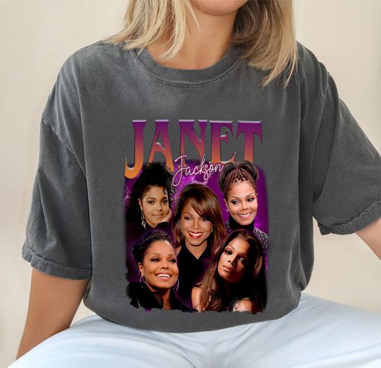 Janet Jackson Shirt, Janet Jackson Signature Shirt, Janet Jackson 90s Shirt, Together Again 2024 Tour Shirt, Queen of Pop JanetJackson Shirt