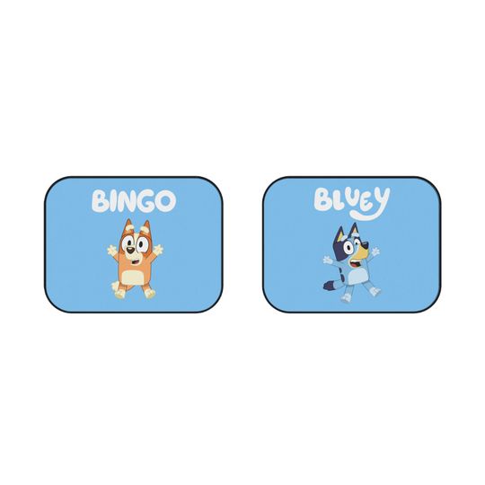Bingo and BlueyDad Car Mats, BlueyDad Car Mats, BlueyDad Car accessories, BlueyDad decor, BlueyDad Sibling Sets, Trending BlueyDad