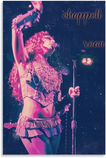 Chappell Music Roan Poster Art Canvas Poster  Unframed poster, available in 7 sizes Home Decor,Chappell Roan fan gift