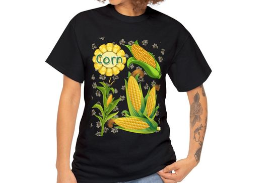 Popcorn Tee shirt, Funny Farmer cotton tee, Graphic Tshirt for men, women, Unisex, Trending Gifts