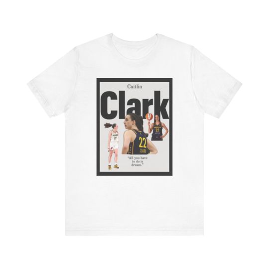 Caitlin Clark Casual Short Sleeve Tee, Trending Street Fashion