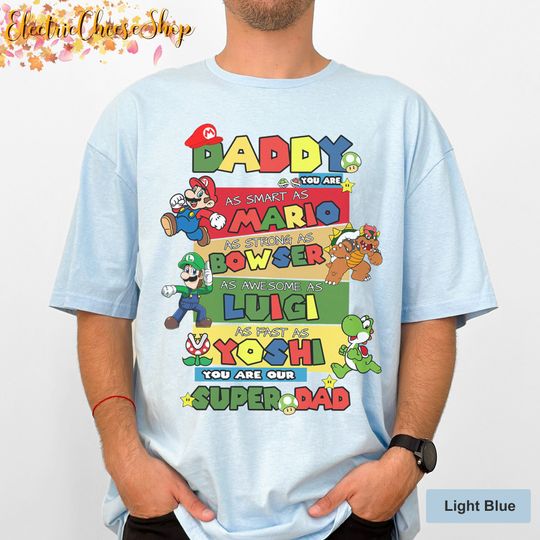 Super Daddio Super Dad Shirt, Best Dad Ever Shirt, Father's Day Gift, Custom Daddio T-Shirt, Best Dad Ever, Gamer Dad T Shirt, Gift For Dad