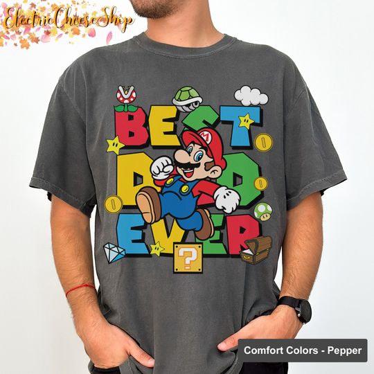 Best Dad Ever Super Daddio Shirt, Super Dad Shirt, Father's Day Gift, Custom Daddio T-Shirt, Best Dad Ever, Gamer Dad T Shirt, Gift For Dad