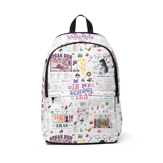 taylor version backpack, School era, custom designed, back to school, school bag, taylor version gift, ts, fashon bag, bookbag, travel bag, swiftiee