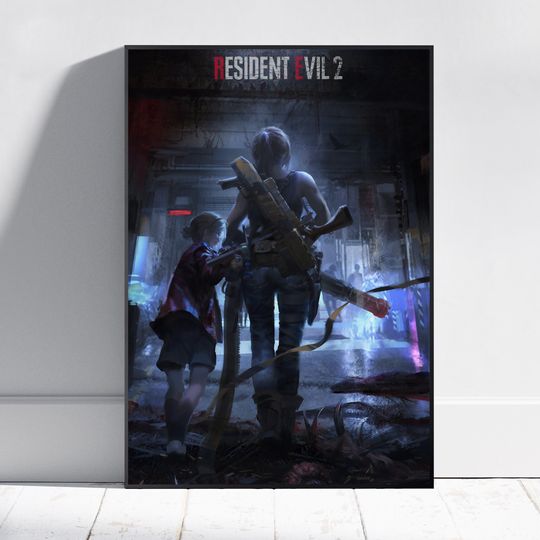 Resident Evil Poster, Raccoon City Wall Art, Fine Art Print, Unfamed poster, Available in 7 sizes poster, Gift for fan, Movie lover gift