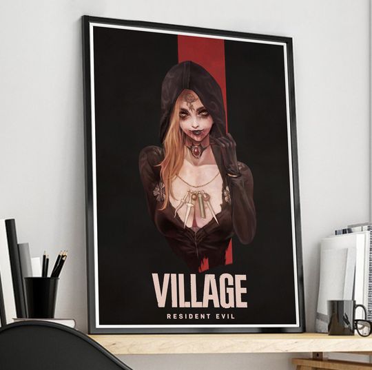 Resident Evil Village |  | Game Poster | Single Print Unfamed poster, Available in 7 sizes poster, Gift for fan, Movie lover gift
