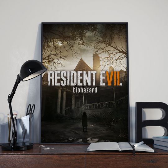 Resident Evil 7 Biohazard Poster Print | Gaming Poster Unfamed poster, Available in 7 sizes poster, Gift for fan, Movie lover gift