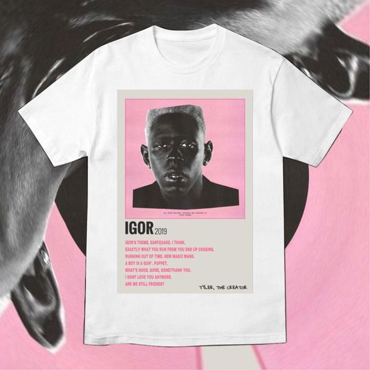 Tyler The Creator Shirt | Hip Hop Music Merch Vintage Rap T Shirt | Vintage Music Clothing | Pink Graphic Tees