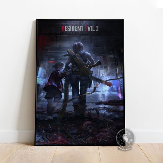 Resident Evil Poster | Claire Redfield Wall Art Unfamed poster, Available in 7 sizes poster, Gift for fan, Movie lover gift