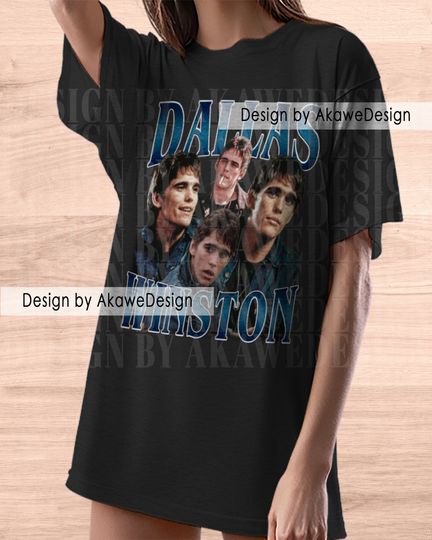 Dallas Winston Shirt Style Fans Gift Graphic Matt Dillon Shirt | Cotton Short Sleeve Shirt | Streetwear | Casual Shirt | For Unisex