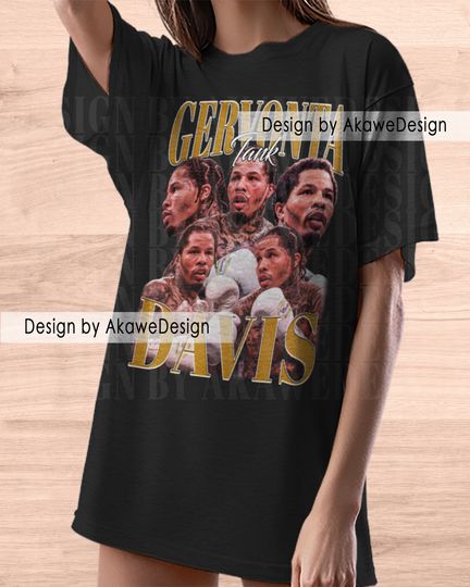 Gervonta Davis Shirt Style Fans Gift Graphic Shirt | Cotton Short Sleeve Shirt | Streetwear | Casual Shirt | For Unisex
