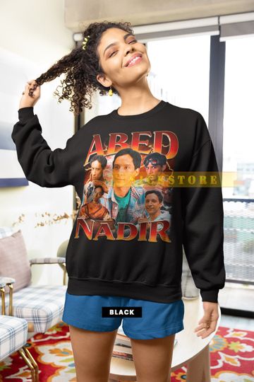ABED NADIR Vintage Sweatshirt, Abed Nadir Homage Shirt, Abed Nadir Fan, Abed Nadir Retro 90s Shirt, Actor Abed Nadir Merch Gift Movies