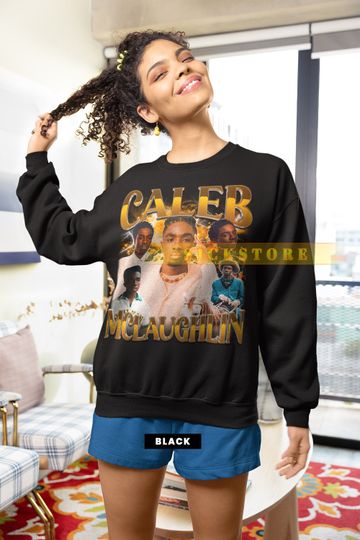 CALEB MCLAUGHLIN Vintage Sweatshirt, McLaughlin Shirt, Young Actor Rap 90s Hip-hop Style Shirt, McLaughlin Retro 90s Shirt Film