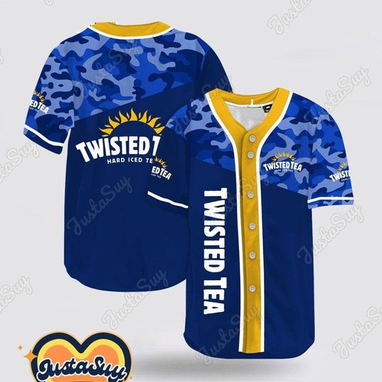 Twisted Tea Baseball Jersey, Twisted Tea Shirt, Twisted Tea Jersey, Twisted Tea Gift, Drinking Lover Gift, Twisted Tea Jersey Shirt