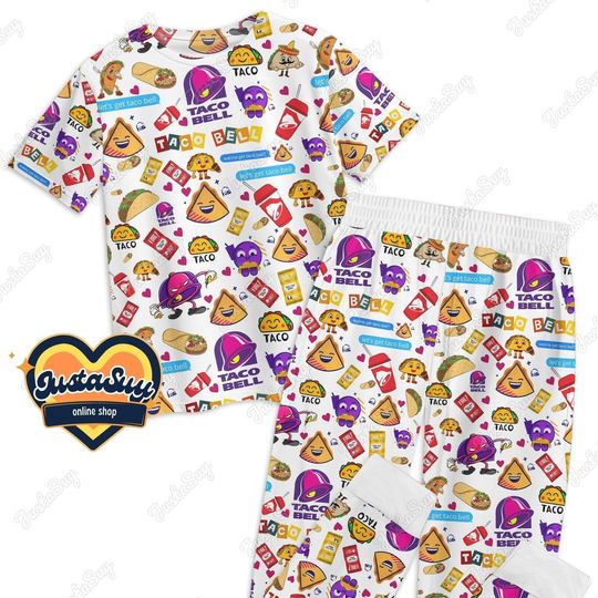 Taco Bell Shirt, Taco Bell Pajamas, Taco Bell T-Shirt, Taco Bell Lover Shirt, Taco Bell Pajamas Pants, Taco Bell Gift, Midnight Shirt