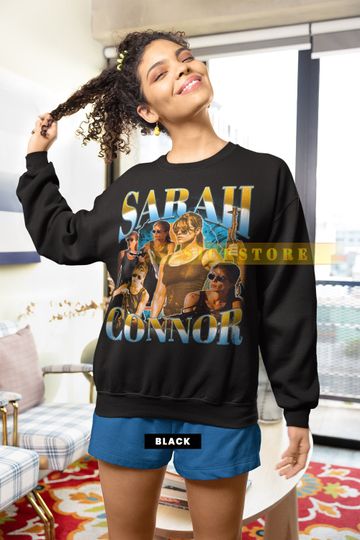SARAH CONNOR Vintage Sweatshirt, Sarah Connor Homage Retro Shirt, Sarah Connor Fan, Sarah Connor 90s Shirt, Sarah Connor Merch Gift