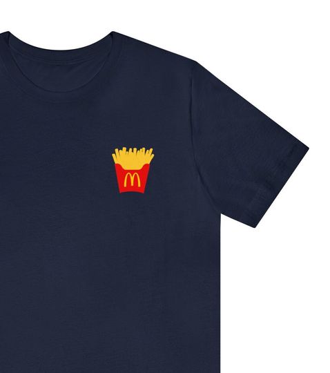 McDonald's French Fries T Shirt | Cotton Short Sleeve Shirt | Fast Food Tee | Funny Shirt