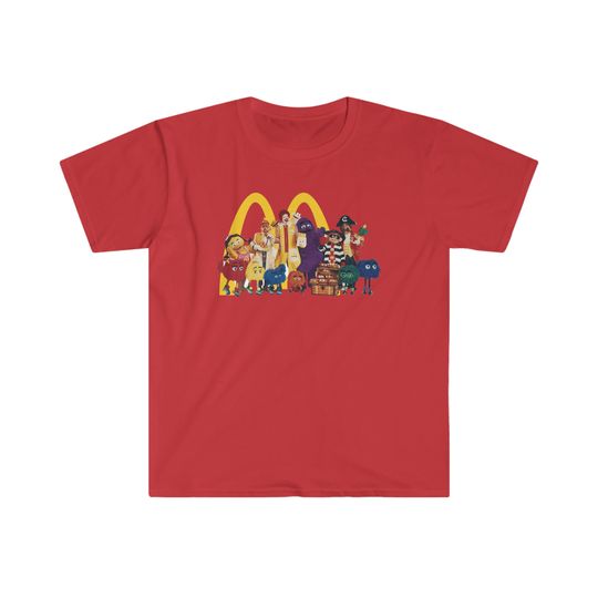 McDonalds Original Crew Unisex Softstyle T-Shirt | Cotton Short Sleeve Shirt | Fast Food Tee | Funny Shirt