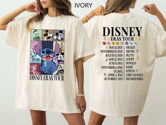 Vintage Disney The Eras Tour Stitch Shirt, Stitch Mickey and Friends Eras Tour Shirt, Stitch Hawaii Shirt, Disneyworld Shirt