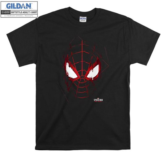 Marvel Spider-Man Morales Glitch T-shirt | Cotton Short Sleeve Shirt | Unisex Casual Shirt