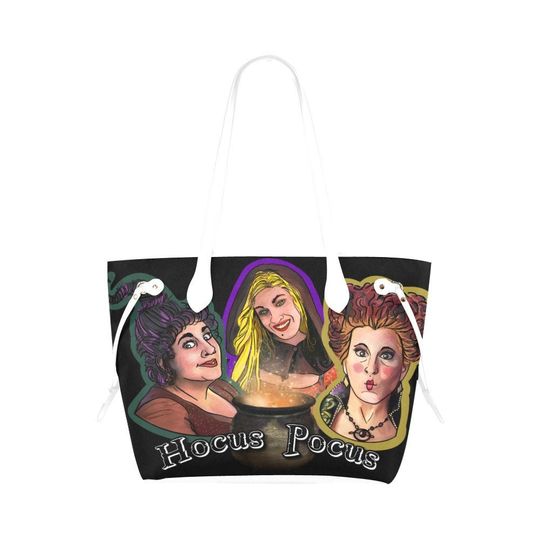 Hocus Pocus Leather Tote Bag |  Hocus Pocus Bag | Hocus Pocus Bag | Disney Halloween Bag | Hocus Pocus Tote Bag | Disneyland Tote
