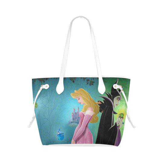 Sleeping Beauty Leather Tote Bag  | Sleeping Beauty Tote Bag | Sleeping Beauty Bag | Maleficent Bag | Maleficent Bag | Disney Bag |